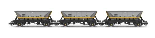 Hornby TT6094 - TT - 3-tlg. Set Offene Güterwagen Coal Sector, HAA, Ep. V
